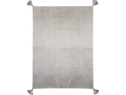 Přírodní koberec, ručně tkaný Ombré Dark Grey - Grey