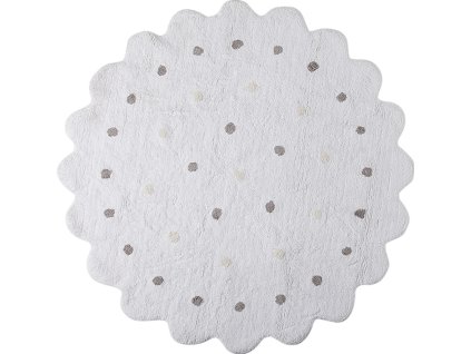 Přírodní koberec, ručně tkaný Little Biscuit White