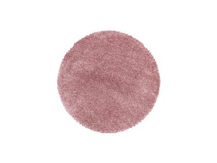 Kusový koberec Fluffy Shaggy 3500 rose kruh