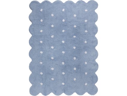 Přírodní koberec, ručně tkaný Biscuit Blue