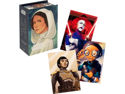 Chronicle Books Star Wars Ženské postavy 100 ks pohlednic