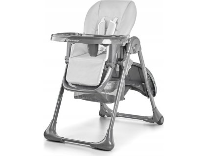 Dětská jídelní polohovací židlička KINDERKRAFT TASTEE Grey