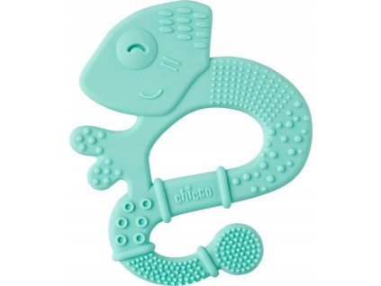 CHICCO Kousátko silikonové Super Soft Chameleon 2m+ modrý