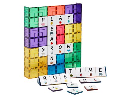 Abeceda Velká Písmena [MTT 40PC ALUC] Magnetic Tile Topper – Alphabet Upper Case (40 Piece)