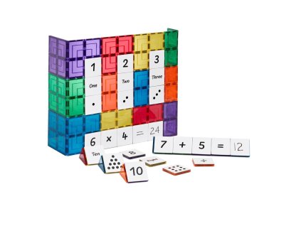 čísla a počítání [MTT 40PC NUM] Magnetic Tile Topper – Numeracy Pack (40 Piece)
