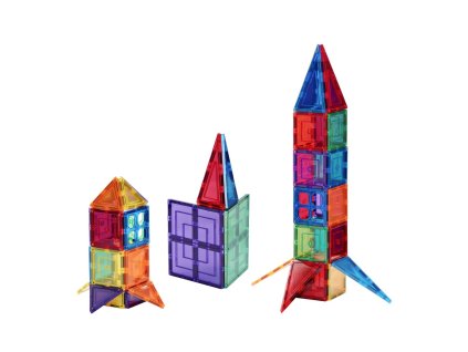 [MT 64PC S] Magnetic Tiles – Base Pack (64 Piece)