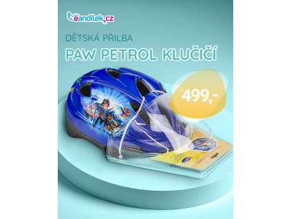 Dětská cyklistická helma Toimsa Tlapková Patrola