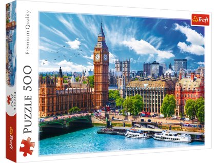 TREFL Puzzle Slnečný deň v Londýne 500 dielikov