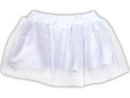 Nicol Tutu sukňa NICOL FLOWER - biela 74 (6-9m)