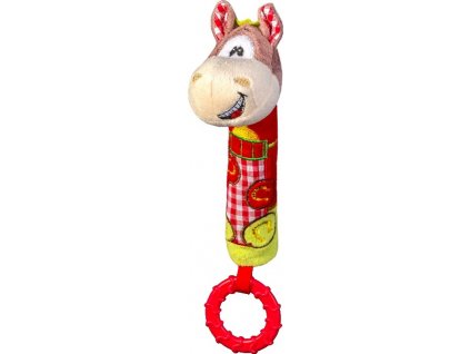 Plyšová pískací hračka s kousátkem Baby Ono koník