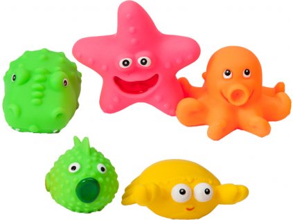 Hencz Toys Hencz Toys Gumové morské živočíchy do vody - 5ks v balení