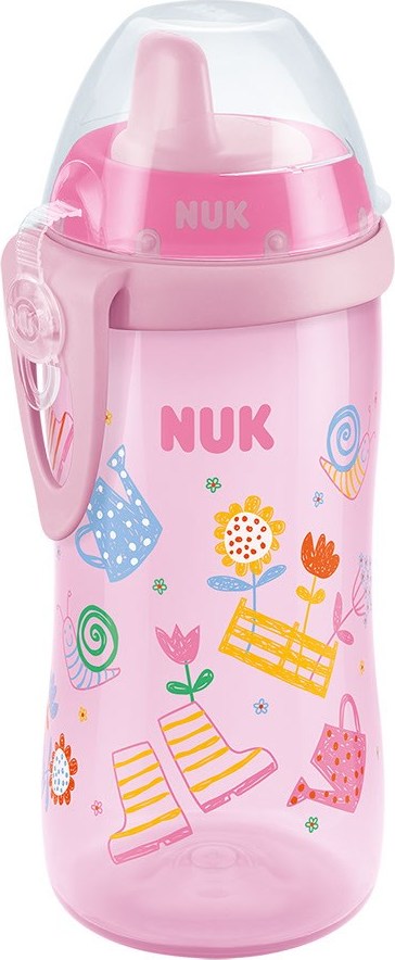 Dětská láhev NUK Kiddy Cup 300 ml holka