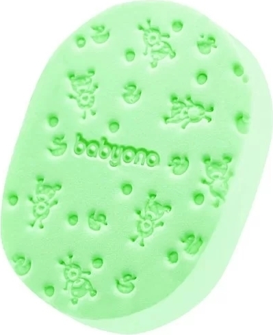 BabyOno houbička na mytí zelená