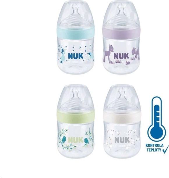 Kojenecká láhev NUK Nature Sense s kontrolou teploty 150 ml bílá