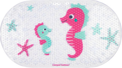 Canpol Babies Canpol babies Protiskluzová podložka do vany - Mořský koník, růžová