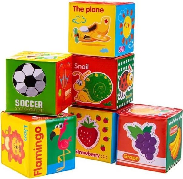 BocioLand Vzdelávacie kocky 6ks
