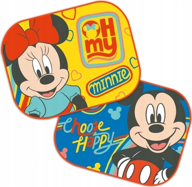 Disney Stínítko do auta boční 2 ks - Minnie a Mickey