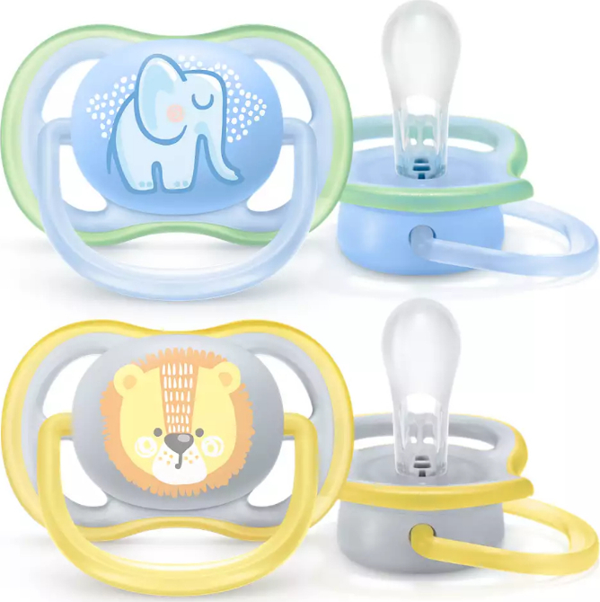 Šidítko Avent Ultra air Pastel 2ks 0- 6 m kluk 0-6 m