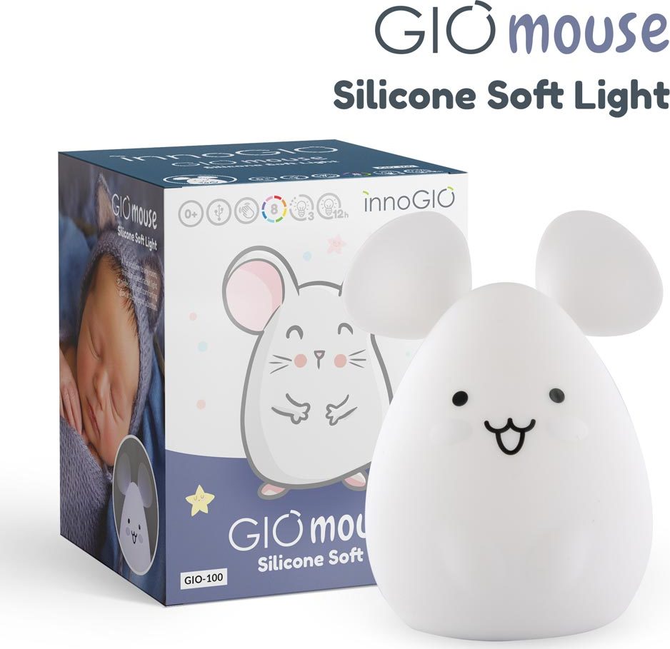 Innogio Přenosná silikonová lampička - Mouse