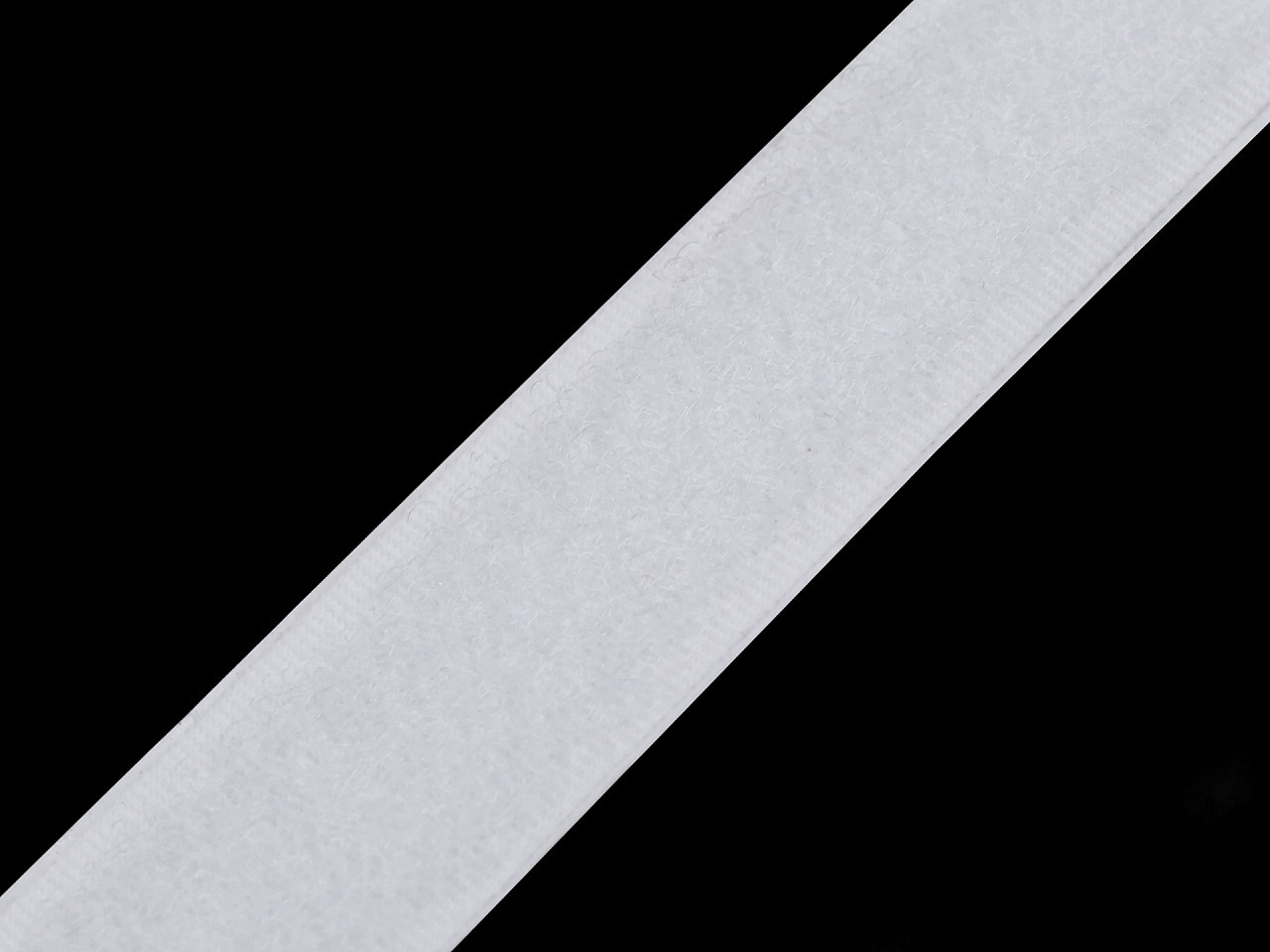 Suchý zip plyš samolepicí šíře 20 mm Varianta: bílá, Balení: 25 m