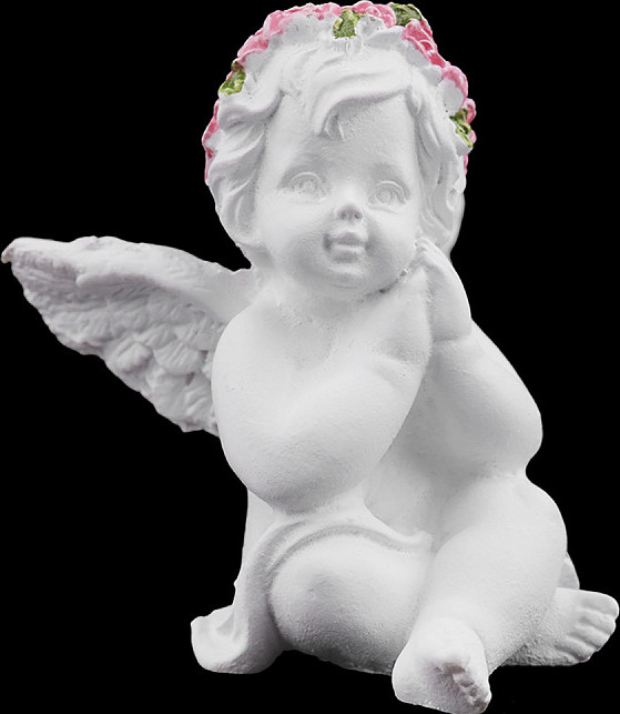 Dekorace anděl - malý Varianta: 3 bílá, Balení: 1 ks