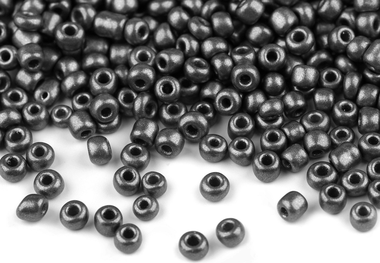 Rokajl 8/0 - 3 mm metalický, neprůhledný Varianta: QK35 zlatá tmavá, Balení: 50 g