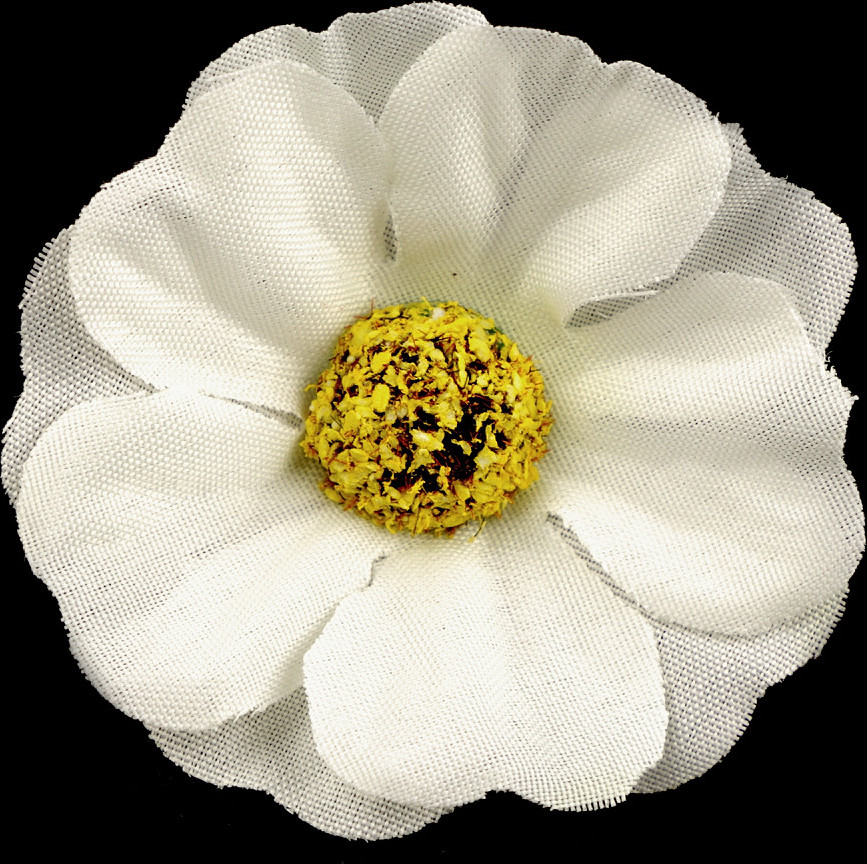 Umělý květ čajová růže Ø5 cm Varianta: 1 krémová světlá, Balení: 35 ks