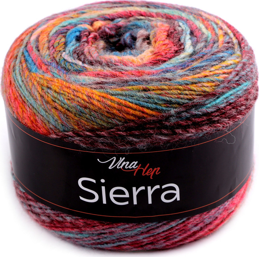 Pletací příze Sierra 150 g Varianta: 1 (7210) multikolor, Balení: 1 ks