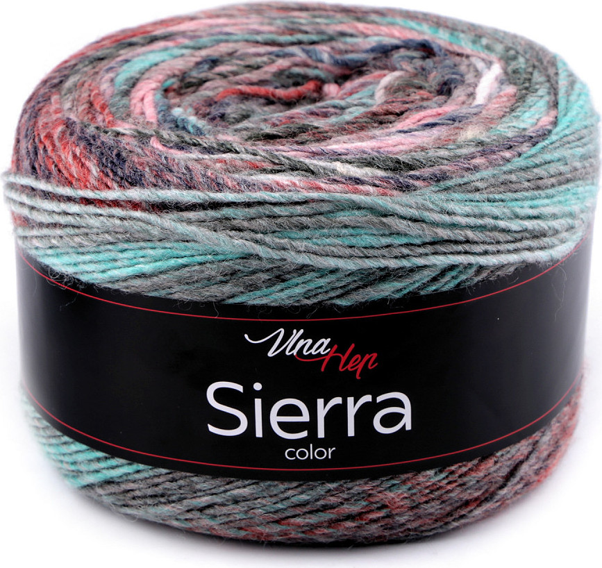 Pletací příze Sierra 150 g Varianta: 6 (7201) tyrkys mořský, Balení: 1 ks