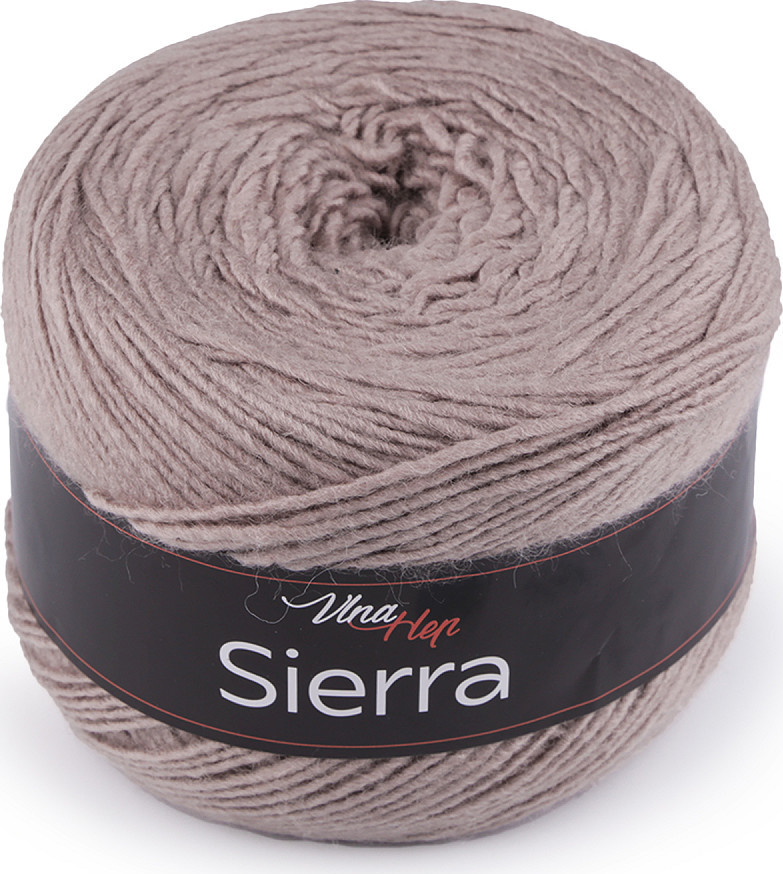 Pletací příze Sierra 150 g Varianta: 5 (6417) šedobéžová, Balení: 1 ks