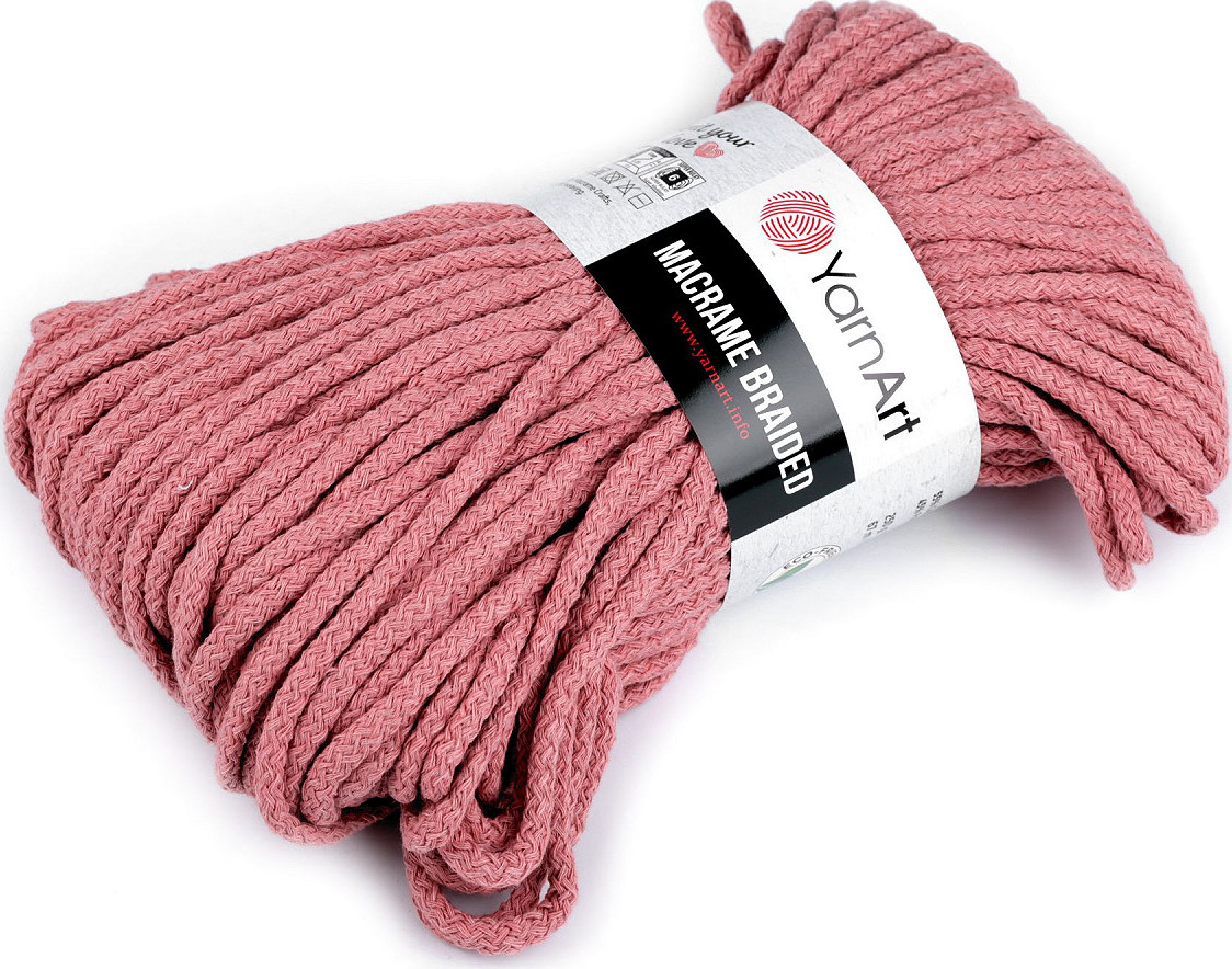 Pletací příze Macrame Braided 250 g Varianta: 18 (761) modrošedá, Balení: 1 ks