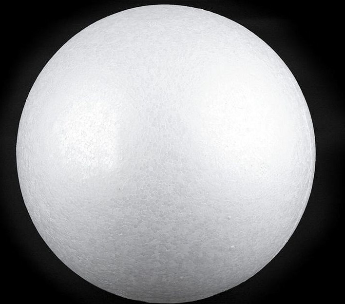 Koule Ø20 cm polystyren Varianta: bílá, Balení: 1 ks