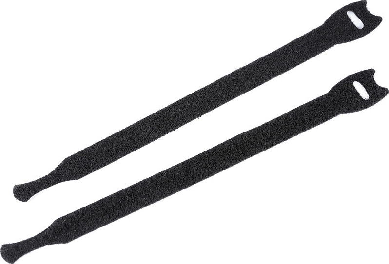 Stahovací páska na suchý zip délka 15; 20 cm Varianta: 1 černá, Balení: 10 ks