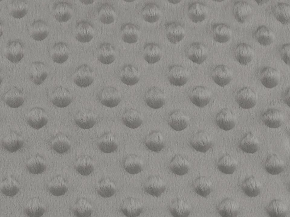 Minky s 3D puntíky Varianta: 14 (17) šedá, Balení: 1 m