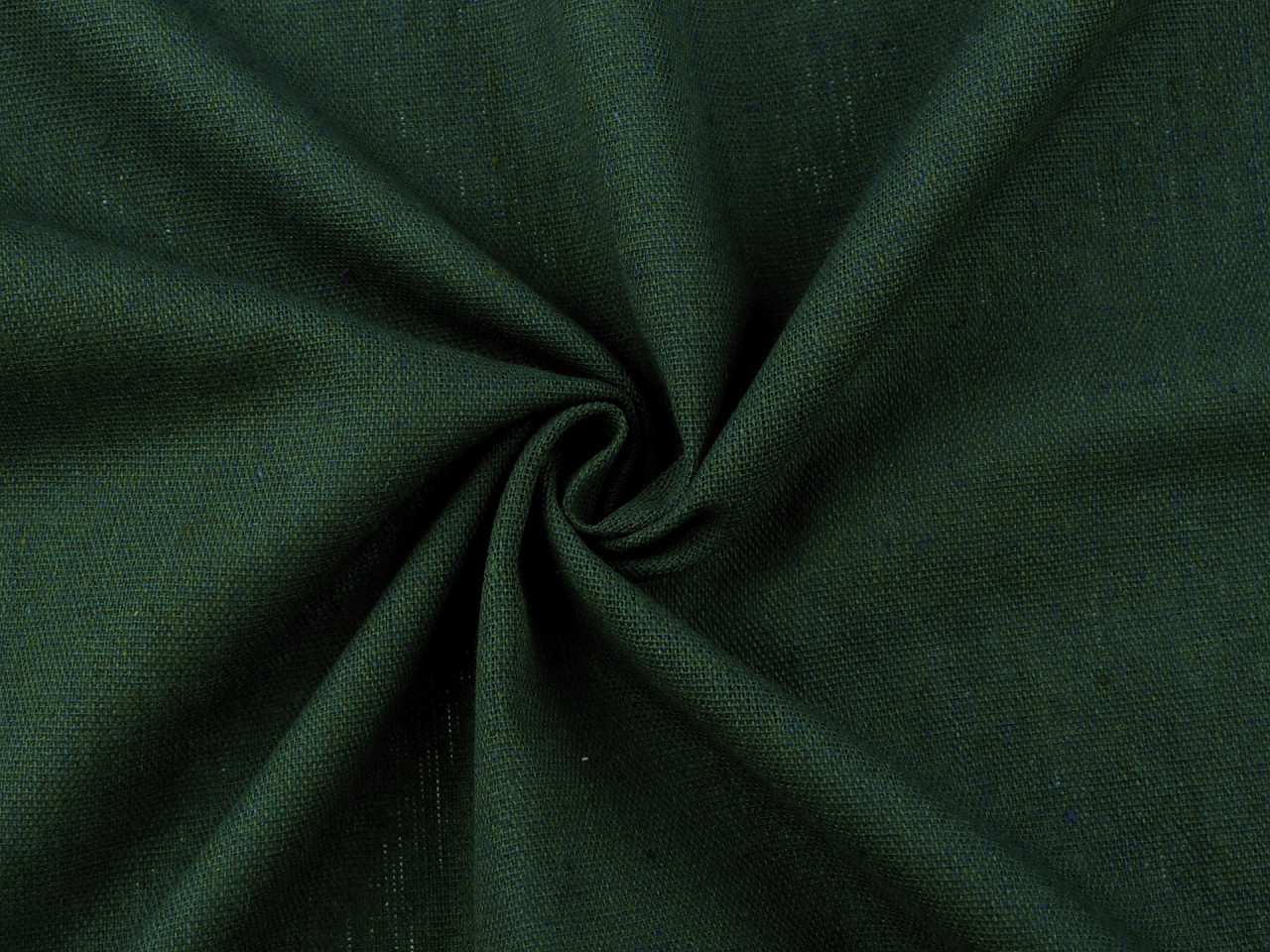 Lněná látka Varianta: 56 (160 g/m²) (31) zelená stepní, Balení: 1 m