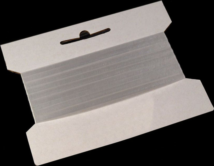 Silikonová pruženka / lastin šíře 6 mm elastická Varianta: transparent, Balení: 900 m