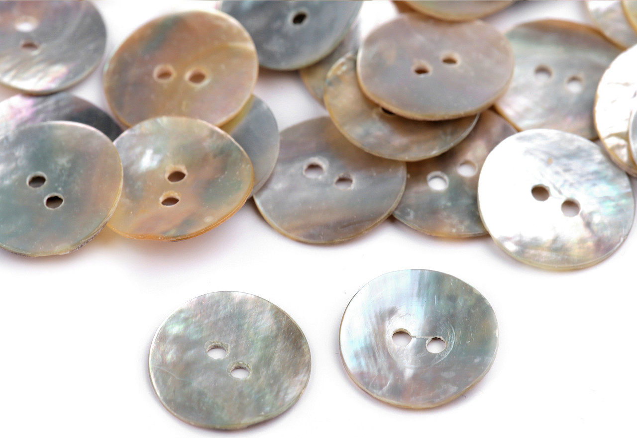 Perleťový knoflík velikost 28", 32", 40" Varianta: 3 (28&quot;) perleť, Balení: 40 ks