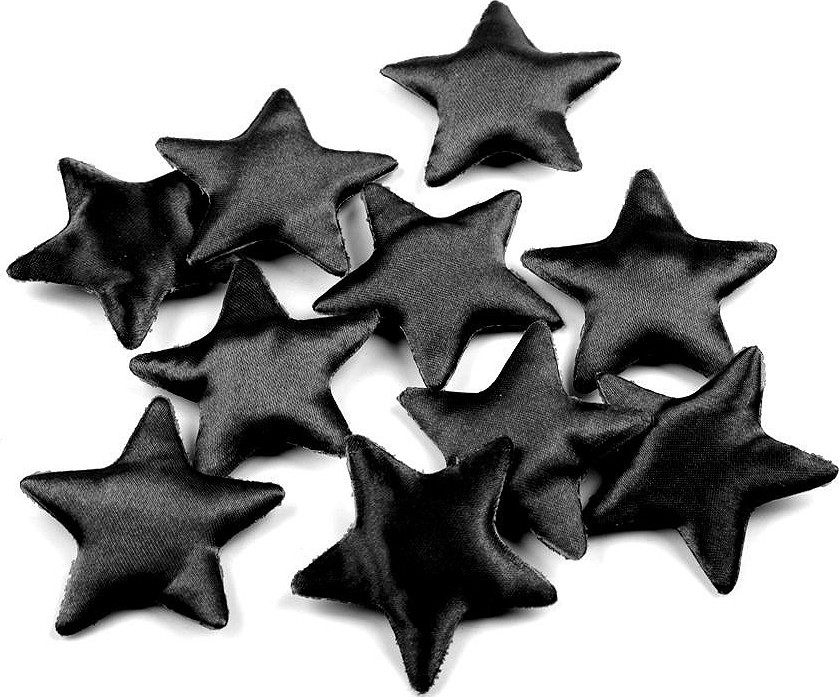 Hvězda Ø45 mm Varianta: 12 černá, Balení: 500 ks