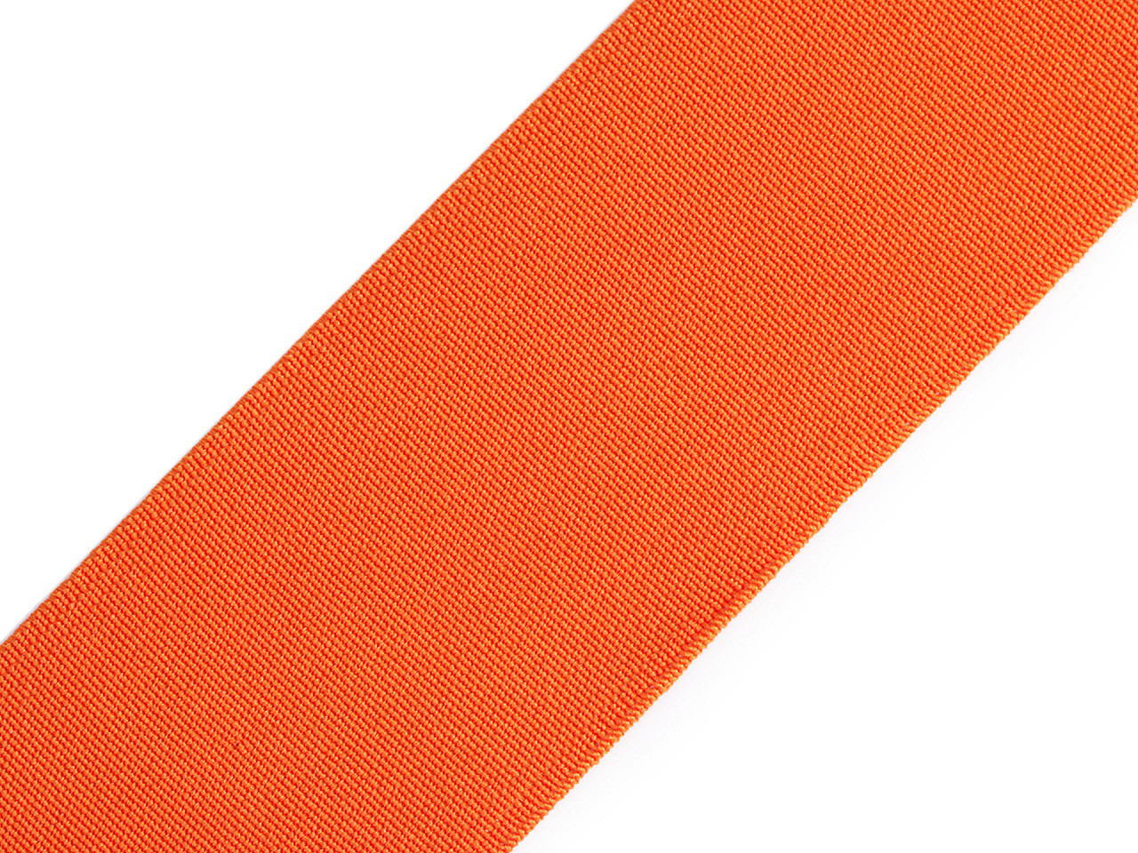 Pruženka hladká šíře 50 mm tkaná barevná Varianta: 4302 oranžová dýňová, Balení: 25 m