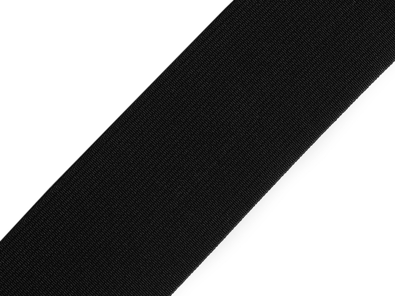 Pruženka hladká šíře 50 mm tkaná barevná Varianta: 7001 černá, Balení: 25 m