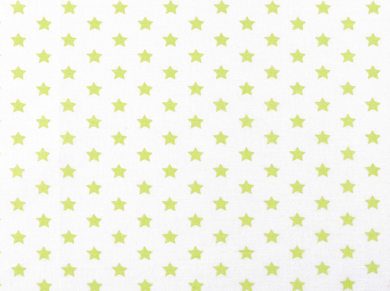 Bavlněná látka / plátno hvězdy Varianta: 2 bílá zelená, Balení: 1 m