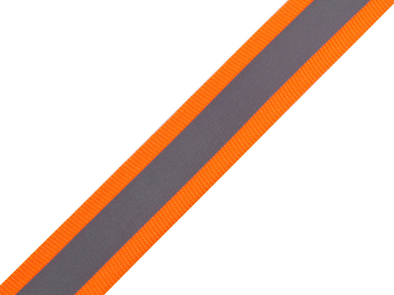 Reflexní páska šíře 20 mm na tkanině Varianta: 2 oranžová, Balení: 2 m
