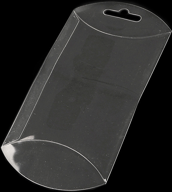 Plastová krabička k zavěšení 7x12 cm Varianta: transparent, Balení: 50 ks