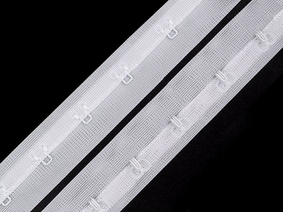 Zapínání korzetové PES šíře 25 mm jednořadé Varianta: 1 bílá, Balení: 1 m