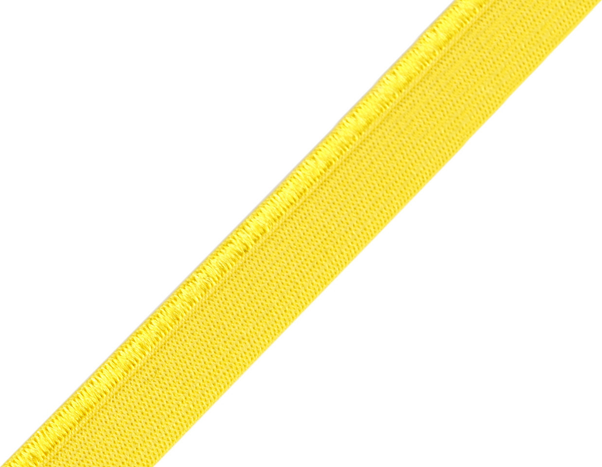 Lemovací pruženka / ramínková šíře 11 mm s výpustkem Varianta: 10 (189) žlutá, Balení: 25 m