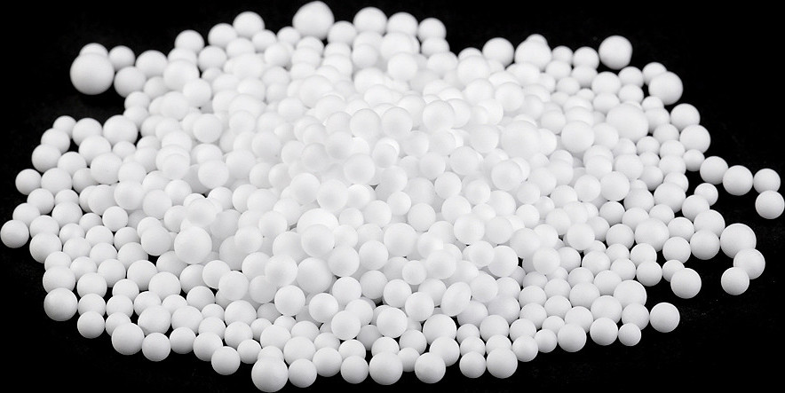 Výplň - polystyrenové kuličky Ø3-5 mm k výrobě dekorací Varianta: bílá, Balení: 1 sáček