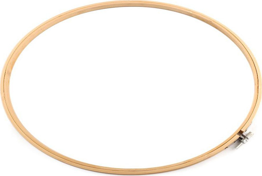 Vyšívací kruh bambusový, extra velký Ø33 cm Varianta: bambus světlý, Balení: 1 ks