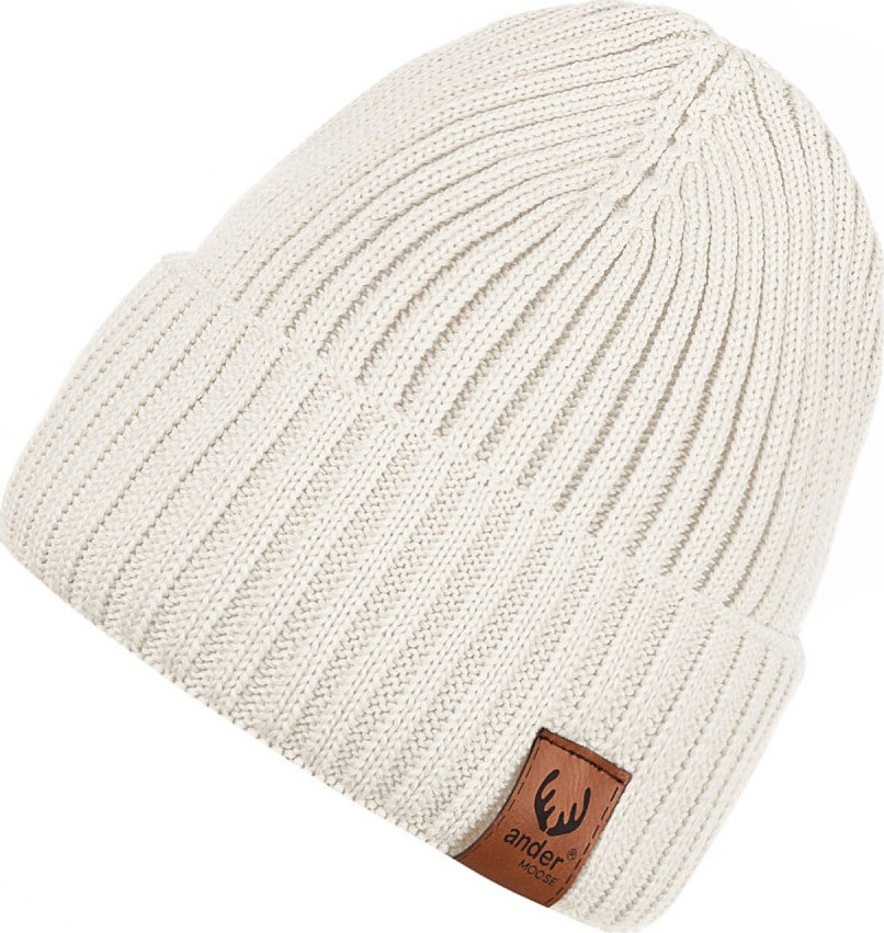 Zimní čepice unisex 100% bavlna Varianta: 5 krémová světlá, Balení: 1 ks