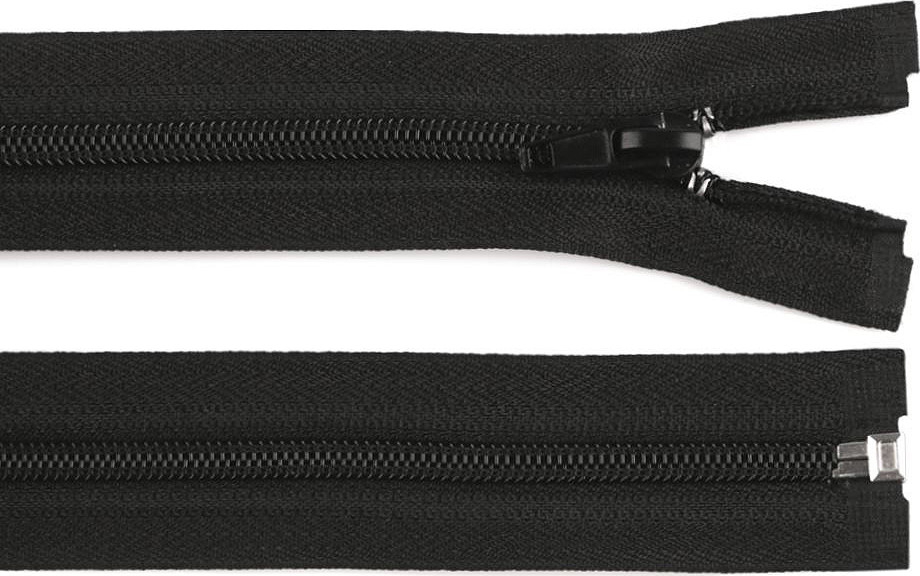 Spirálový zip šíře 5 mm délka 125 cm, 150 cm Varianta: 1 (125 cm) černá, Balení: 1 ks