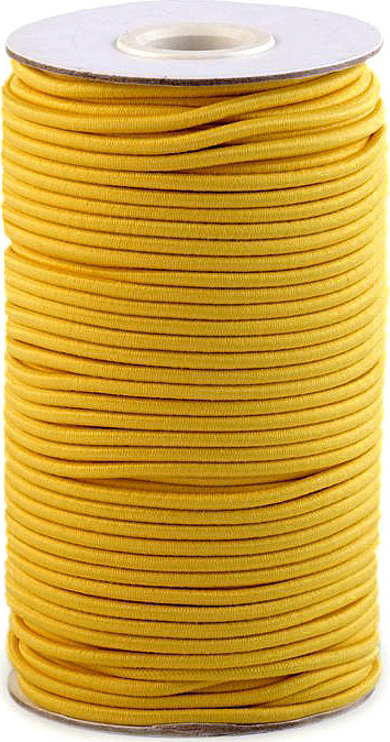 Kulatá pruženka Ø3 mm Varianta: 506 žlutá žloutková, Balení: 50 m